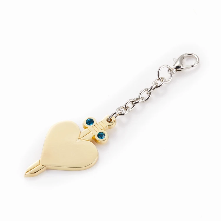 Wholesale Fashion Custom Logo Engraved Skull Shape Alloy Metal Gold Plated Key Chain Ring