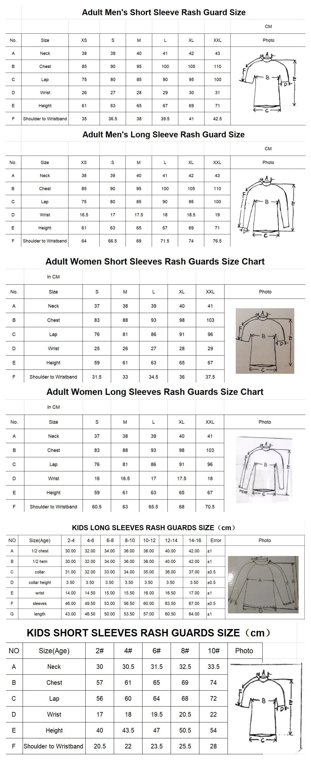 Customized Plain White Nylon Lycra Stretch Compression Fit Surfing Suit Diving Swimming Unisex Rash Guard