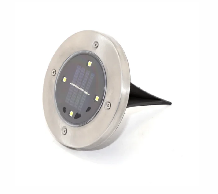 4 SMD 6 SMD Underground Lamp solar lamps for outdoor Stainless Steel discharge time 8 hours