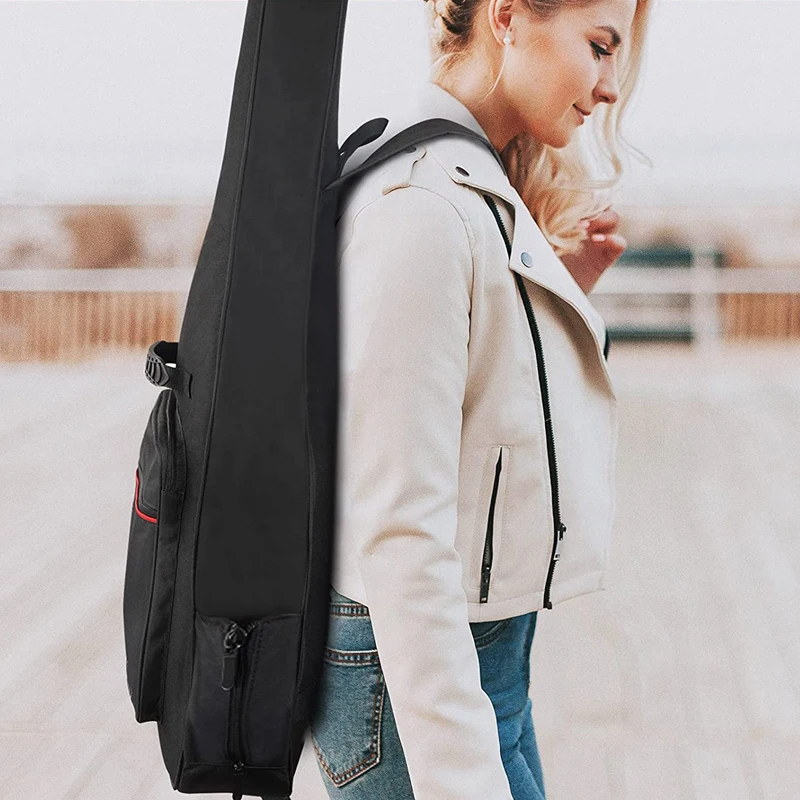 Custom Portable Instrument Bag Protective Acoustic Guitar Classic Guitar Bags With Shoulder Strap