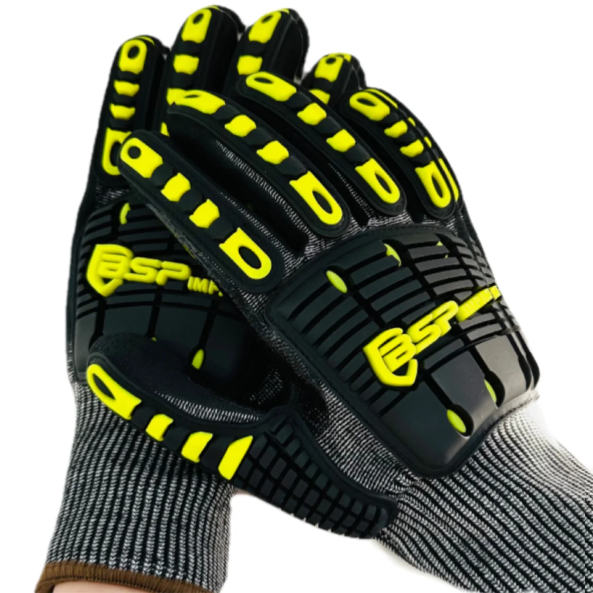 High Quality Tpr Impact Resistant Gloves Safety Working Industrial Mechanic Custom Anti slip anti-cutting  Gloves