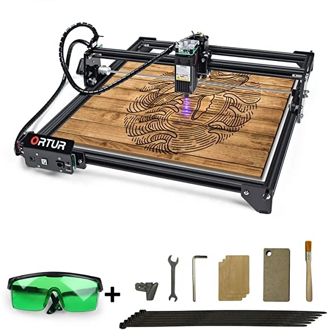 Ortur DIY диод дерево Настольный CNC 3D принтер гравировка собака маркировочный пистолет лазерный