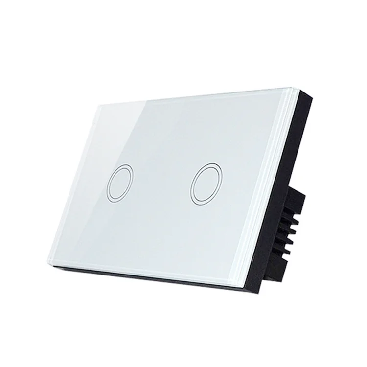 AB-8702 US 2 gang night light voice control Smart Wall Light Switch receiver