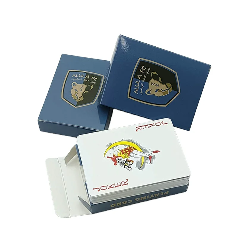 Customize High Quality Printing Waterproof Poker Cards Black PVC Plastic Playing Cards