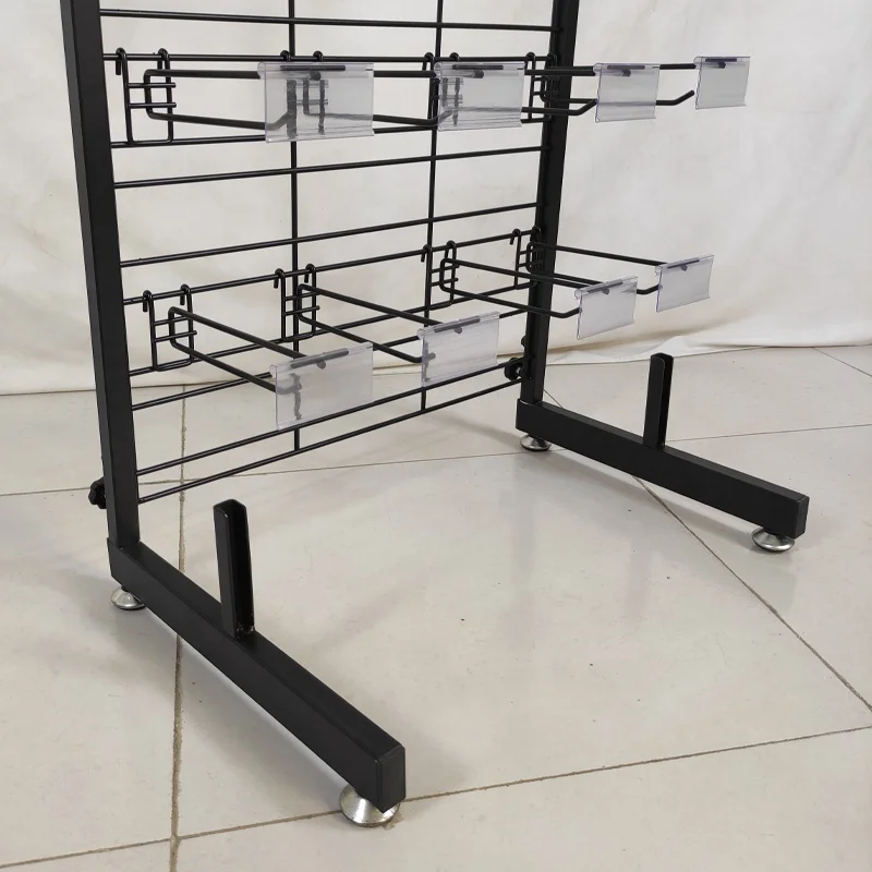 Store Retail Biscuit Potato Chips Candy Snacks Metal Display Stand Label Hook Tool Accessories Display Rack