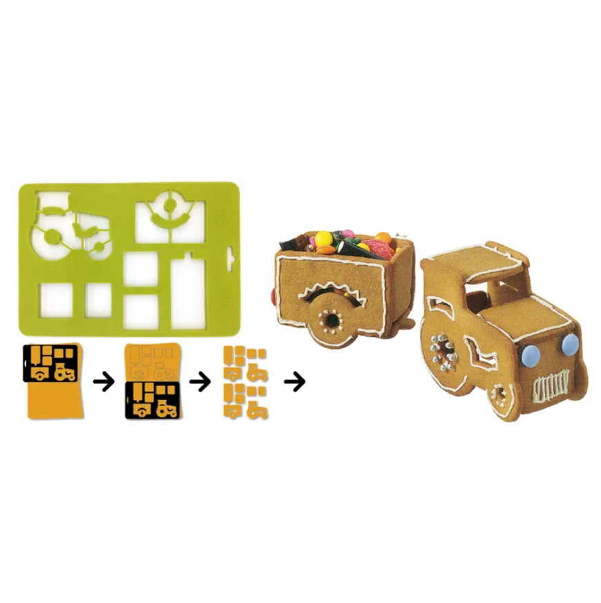 3D автомобильный пластиковый лист для резки печенья