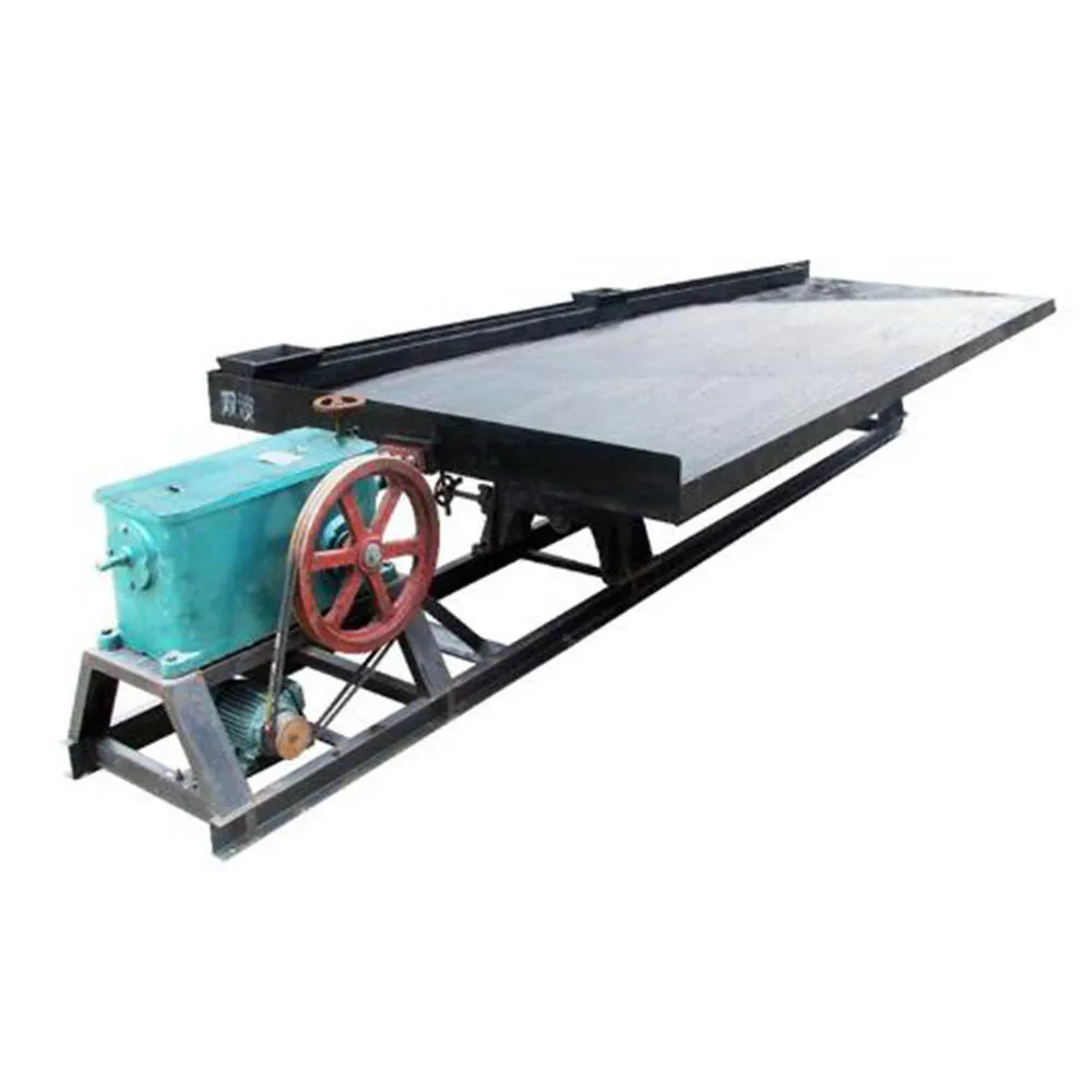 CE double deck wilfley shaking table, gold mining equipment manufacturers
