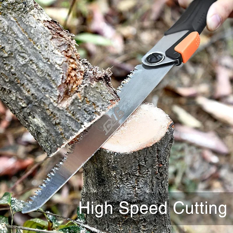JRF Garden Pruning Handsaw Folding Hand Saw Three-Edged Teeth Hand Garden Saw 250mm