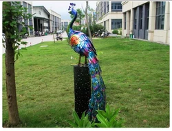 Tie Yi peacock on the floor clothing Shop Hotel Restaurant Beauty Chen wedding dress children photography props