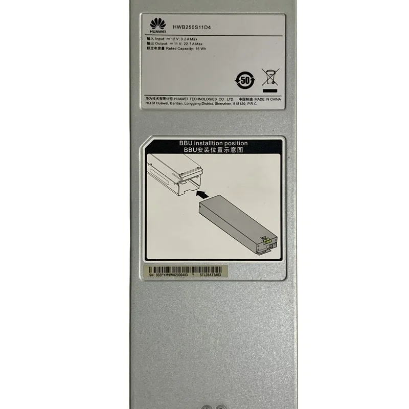 100% тестирование рабочего сервера V3 BBU батарея STL2BATTA01 03031MPJ для OceanStor S5500