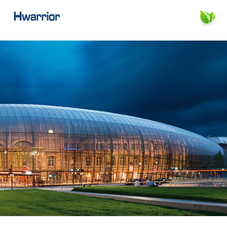 High building facade cladding wall system includes glass,aluminum profile and all accessories