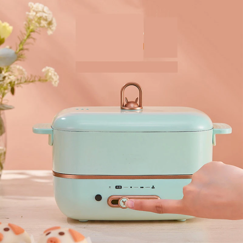 Mini electric hot pot Multifunctional electric heating pot