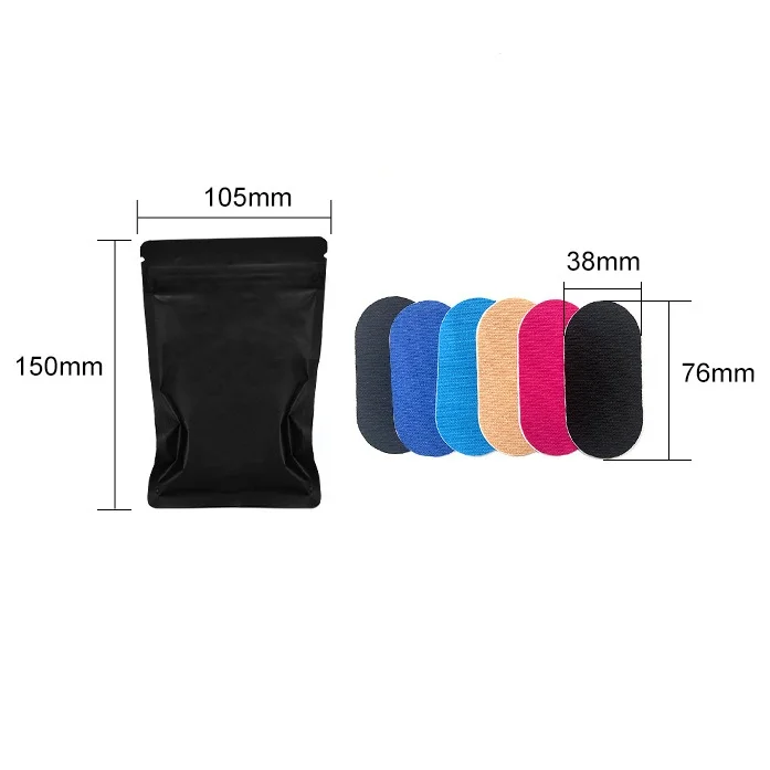 gentle Adhesive Glue Custom 30 Strips Kids Black Silk Large Mouth Breathing Snoring Multi-color Customizable Mouth Tape