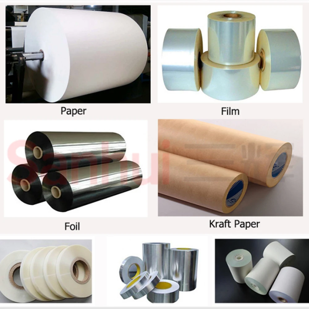jumbo paper rolls slitting and rewinding machine horizontal textil slitting machine