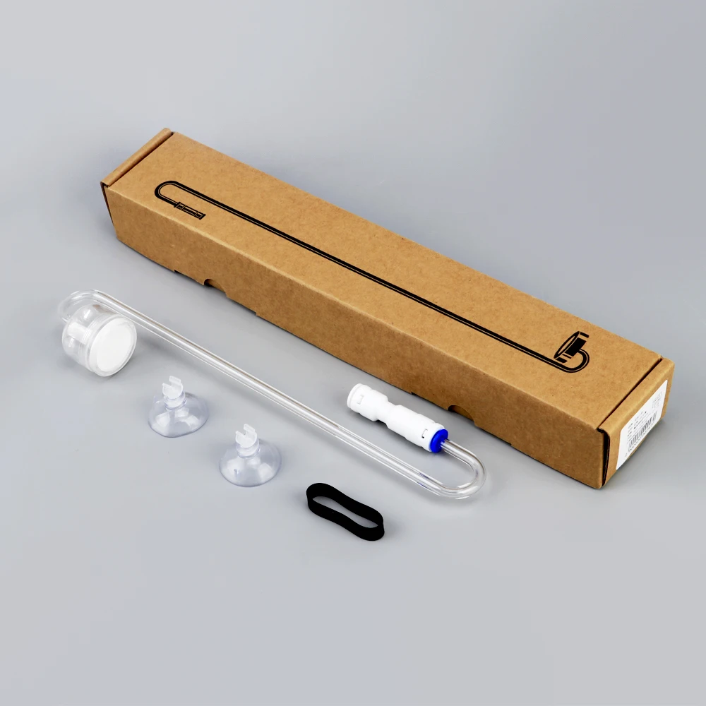 Transparent acrylic aquarium co2 diffuser atomizer