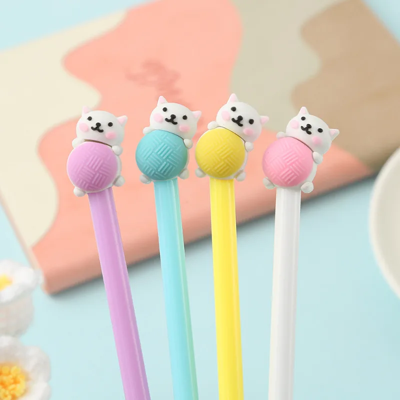 New bear black neutral pen creative cartoon cute signature pen student stationery spot wholesale