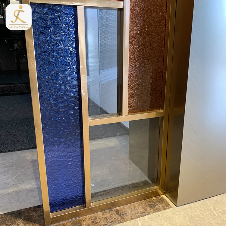 304 201 Stainless Steel Room Full Height Divider Screen Partition Color Patchwork Combination Thin Decorative Room Partition