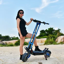 Factory Price maike kk10s pro e scooter offroad 5600w double hub 11 inch wide wheel scooters adult seated electric scooter