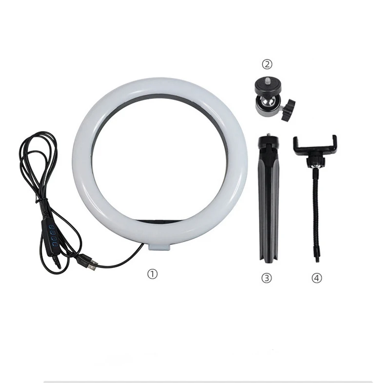 Wholesale USB Beauty Make Up Fill Photographic Lighting With Tripod Stand remote