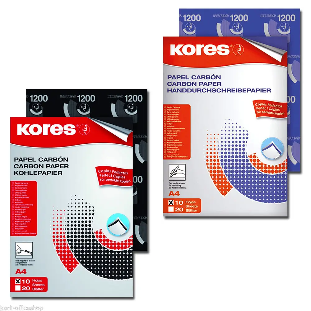 Carbon Paper And Carbon Film FC or A4 Size For Both Colors OEM brand Logo Printed