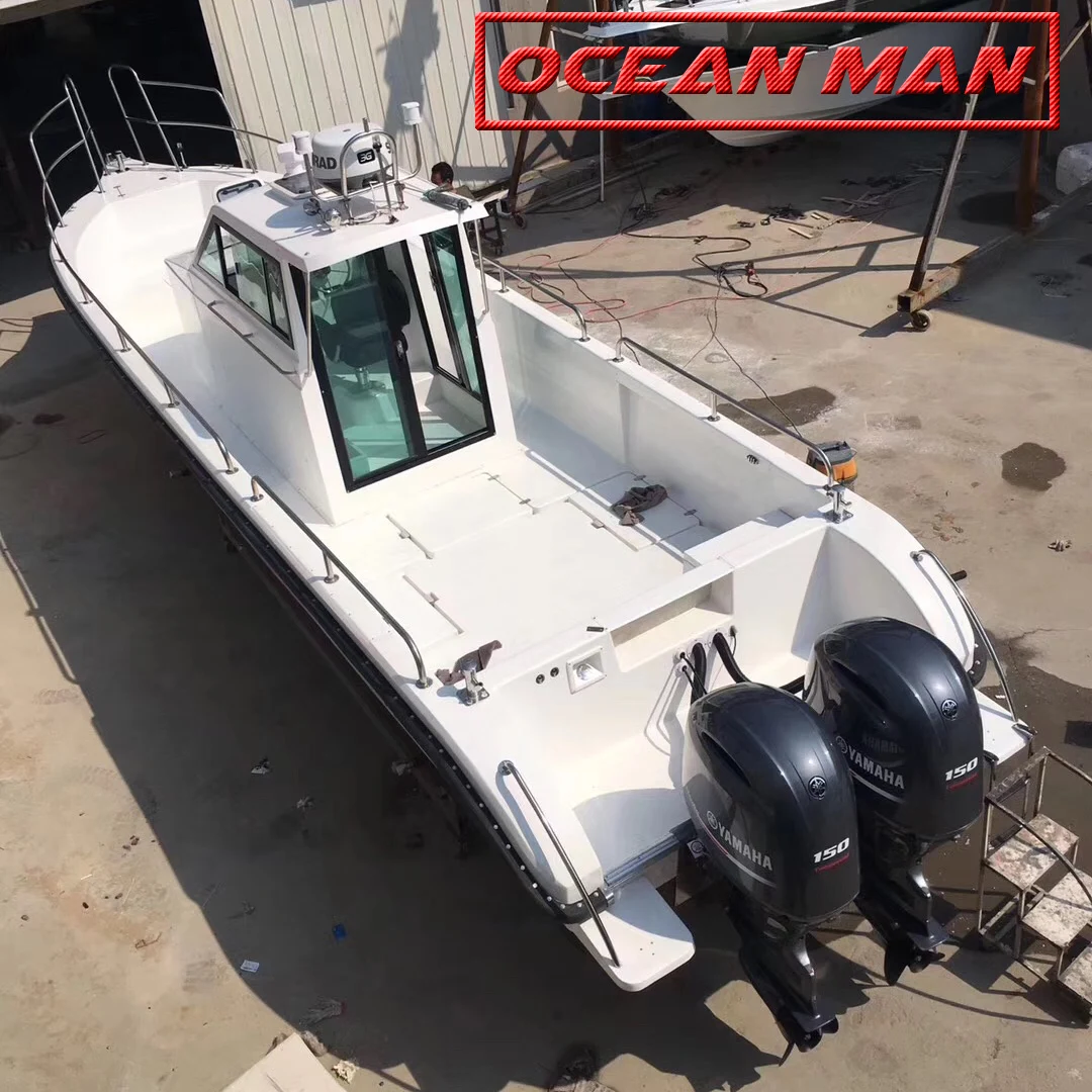 
Новинка, FFB1060, двухмоторная лодка из стекловолокна для рыбалки, высокоскоростной большой палубный сапсе, многофункциональная лодка из стекловолокна для рыбалки 