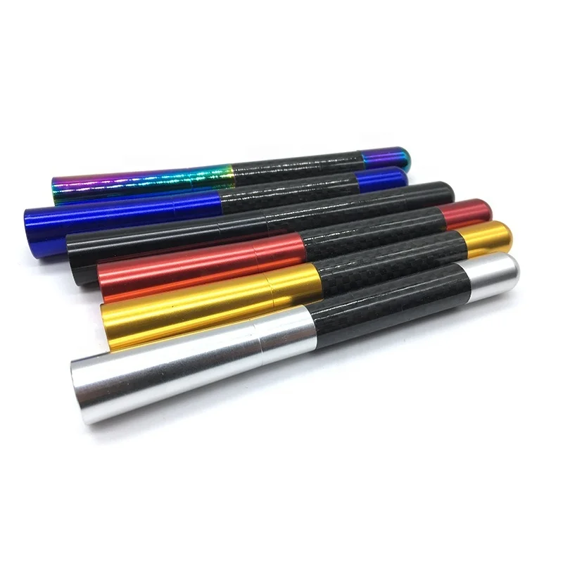 6 colors aluminum real carbon fiber vehicle car radio antenna universal replacement car antenna