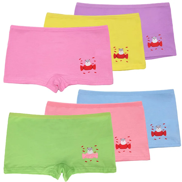 Hot Selling Children Underwear Kids Girls Briefs Girls Panties Underwear 4-12 years Cotton Kids girls