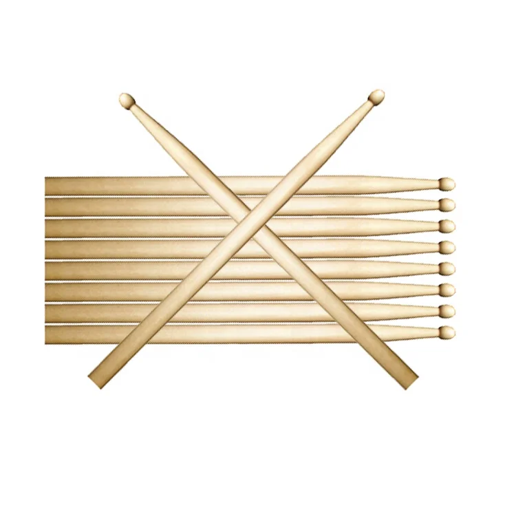 Wholesale musical marching marching snare bulk maple drum sticks