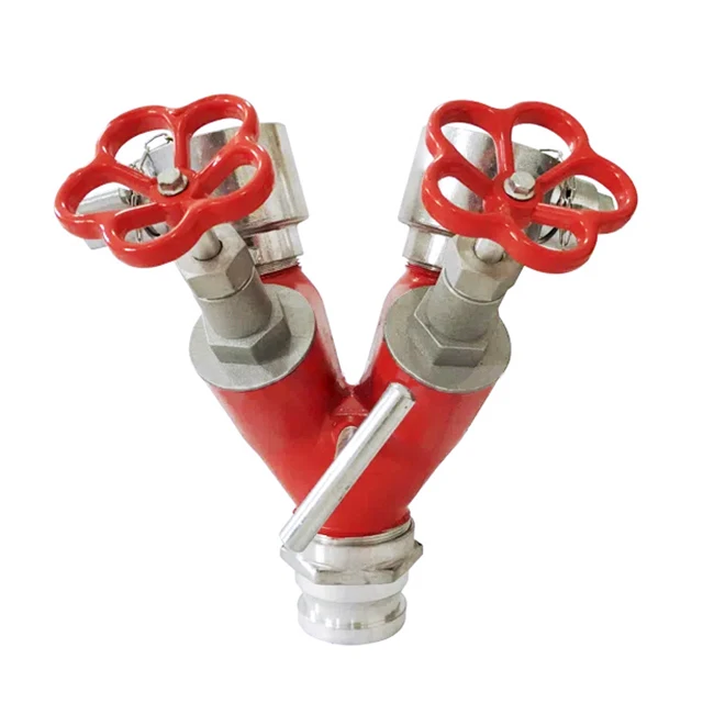 Screwdown Valves Water Separator 2 Way Fire Hose Divider