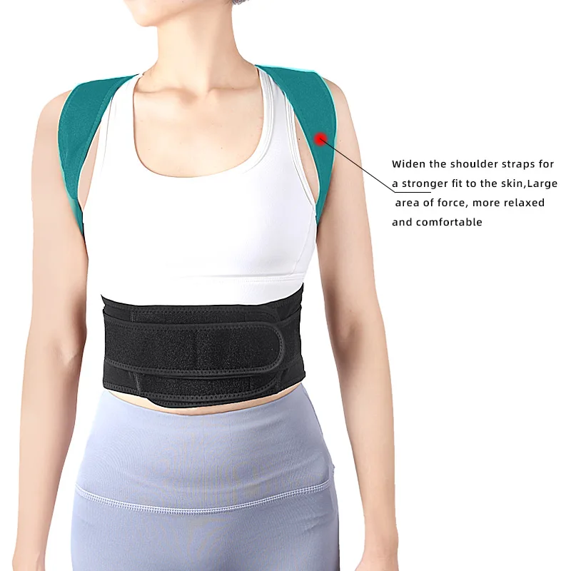 2022 New Shoulder Back Correct Belt Magnets Posture Corrector Lumbar Back Support Brace Postural Corrector
