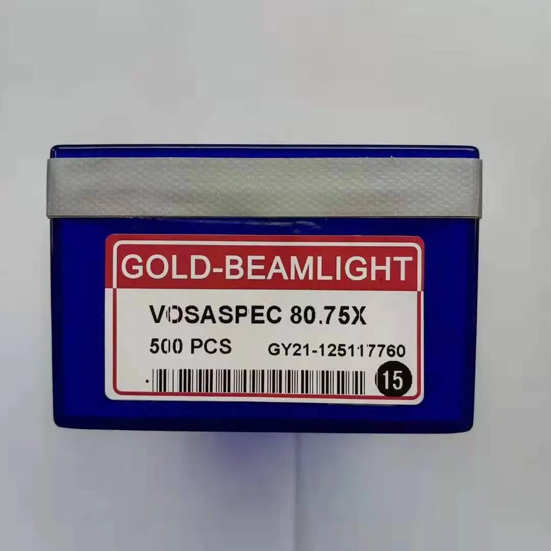 
Золотая плоская вязальная игла beamlight VOSASPEC 80.75X, одинарная система, машинная трансферная игла 