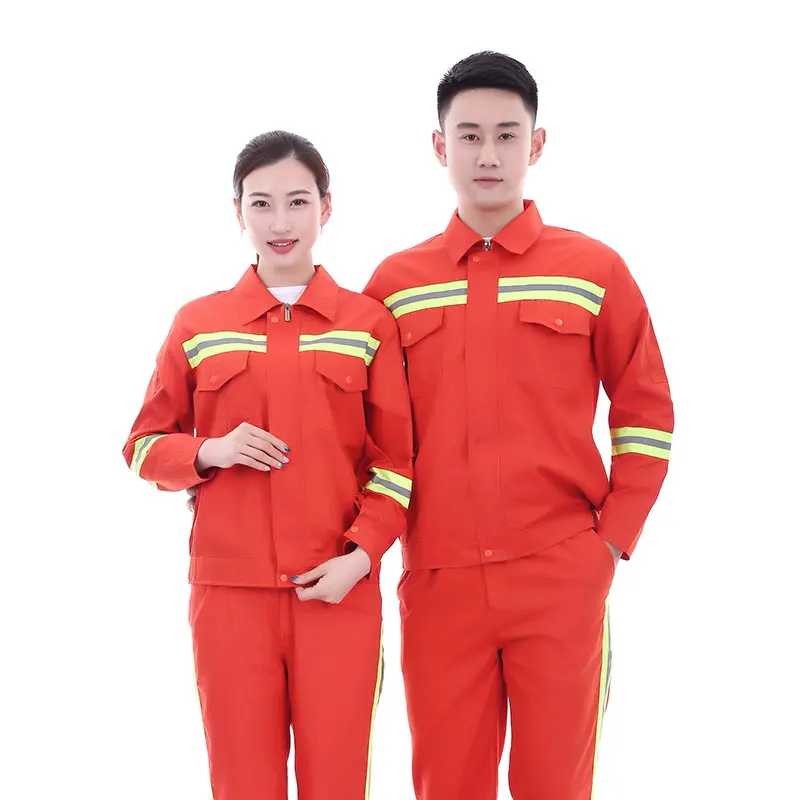 Sanitation suit industrial long sleeve safety worker and labor work wear uniform