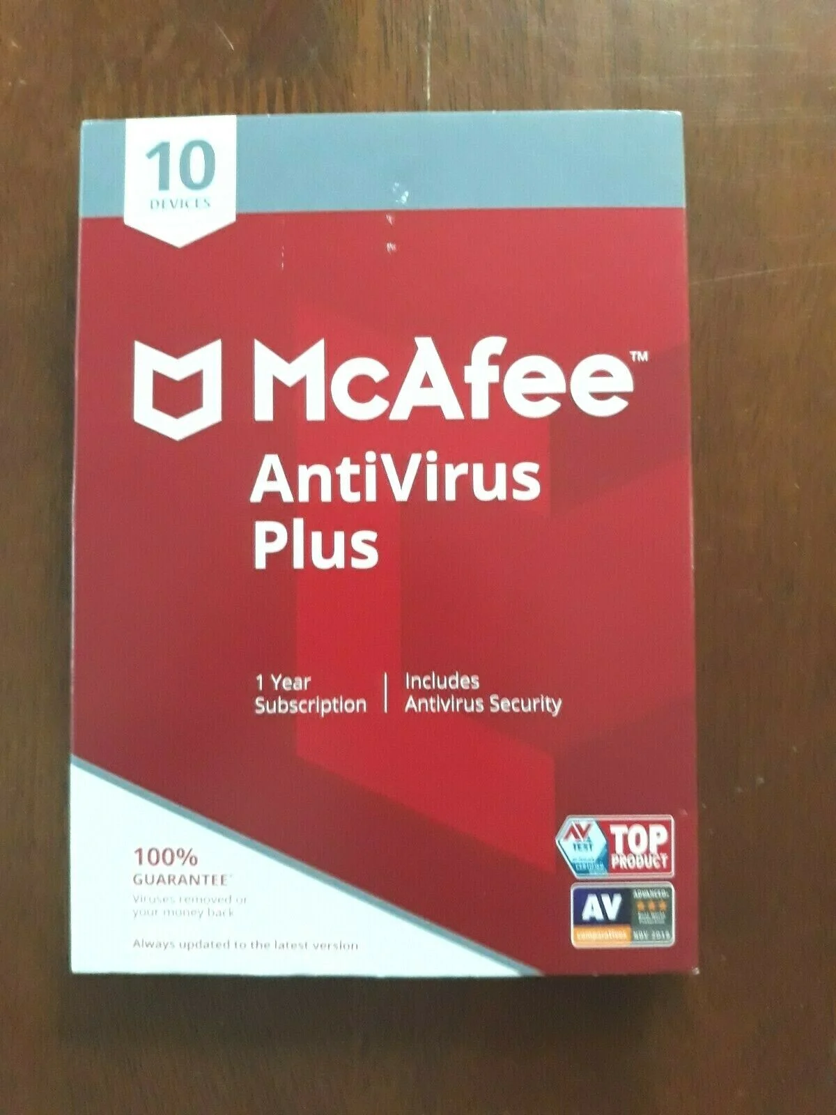 McAFee Антивирус отправляется онлайн по электронной почте активация одного устройства в год для ПК