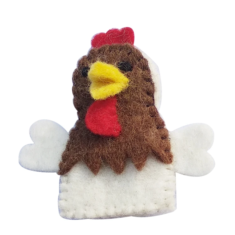 Лидер продаж 2020, Детские интерактивные игрушки, войлочные куклы на палец, Интерактивная игрушка на палец ручной работы