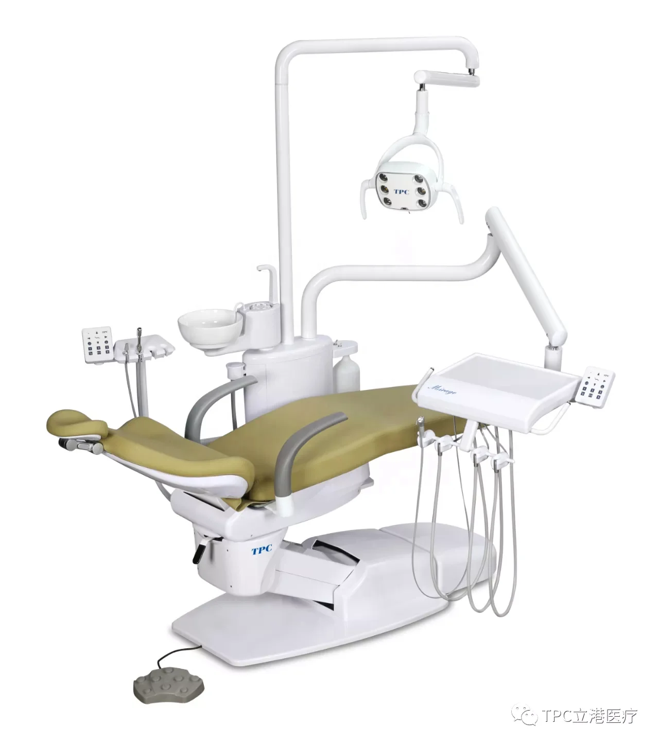 High quality TPC electric Dental Chair with sensor led light