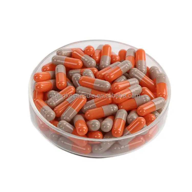 KANGKE High Quality custom capsules Halal   empty gelatin Pharmaceutical grade capsules pill capsule