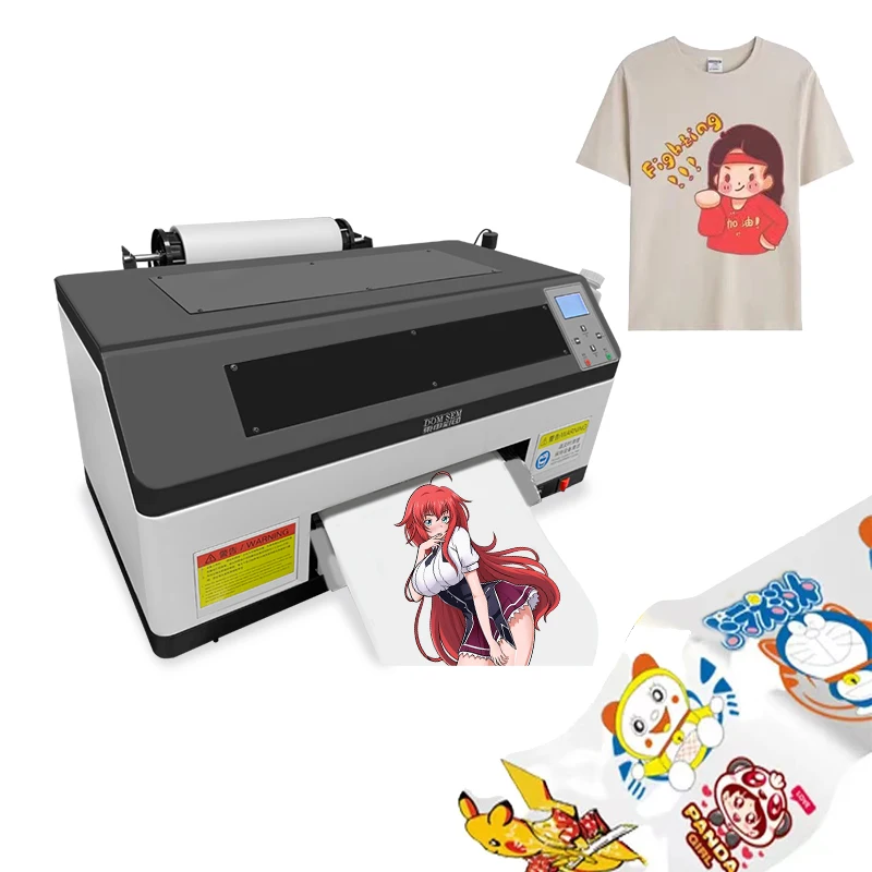 Digital automatic 30 cm dtf printer t shirt printer for clothes dtf transfers wholesale printing Dtf T-shirt Printer Machine