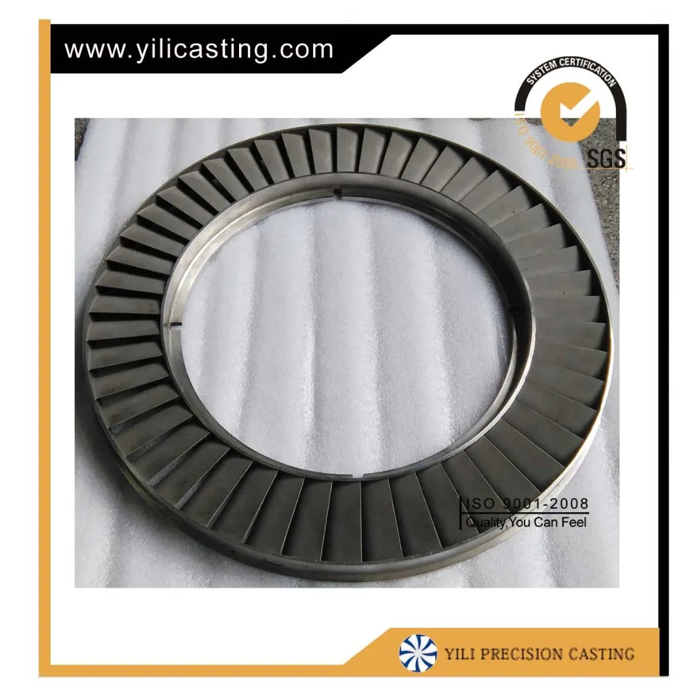 Vaccum casting nickle base alloy used for parts of gas turbine engin turbojet engine parts turbine jet engine