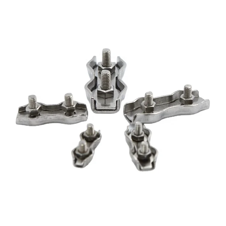 High Quality DIN741 Malleable Electro Galvanized ,Stainless Steel,Double/Simplex Wire Rope Clip