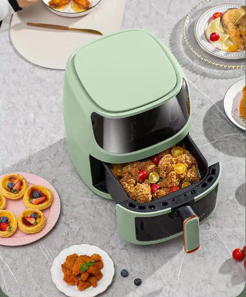 sliver crest 8L air fryer multi-function super-heated electric air fryer digital control oil free air frier with viewing window