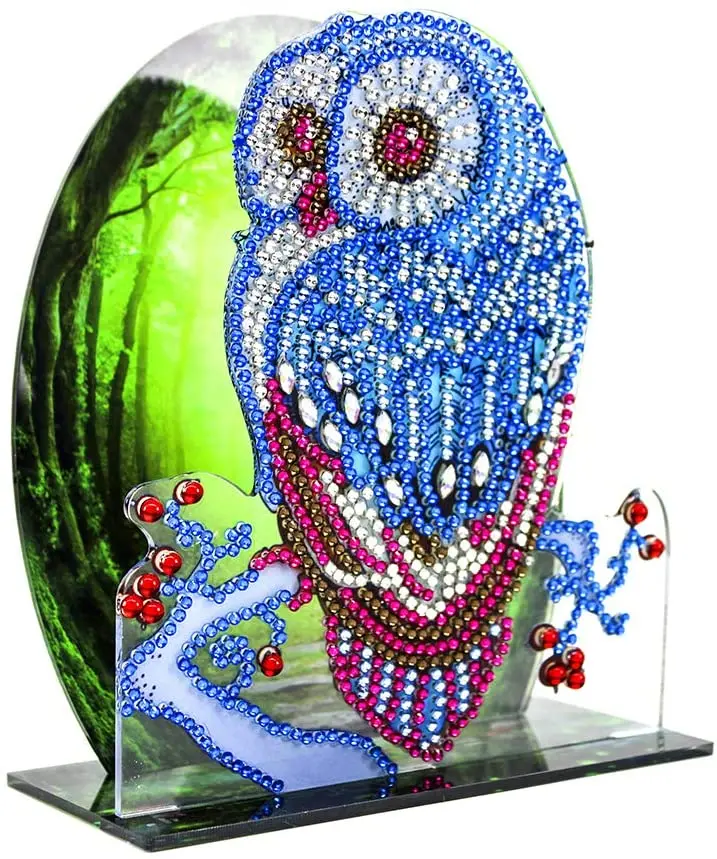 M- DIY Rhinestones Embroidery Cross Stitch Home Decor Art 3D Acrylic Diamond Painting Kits