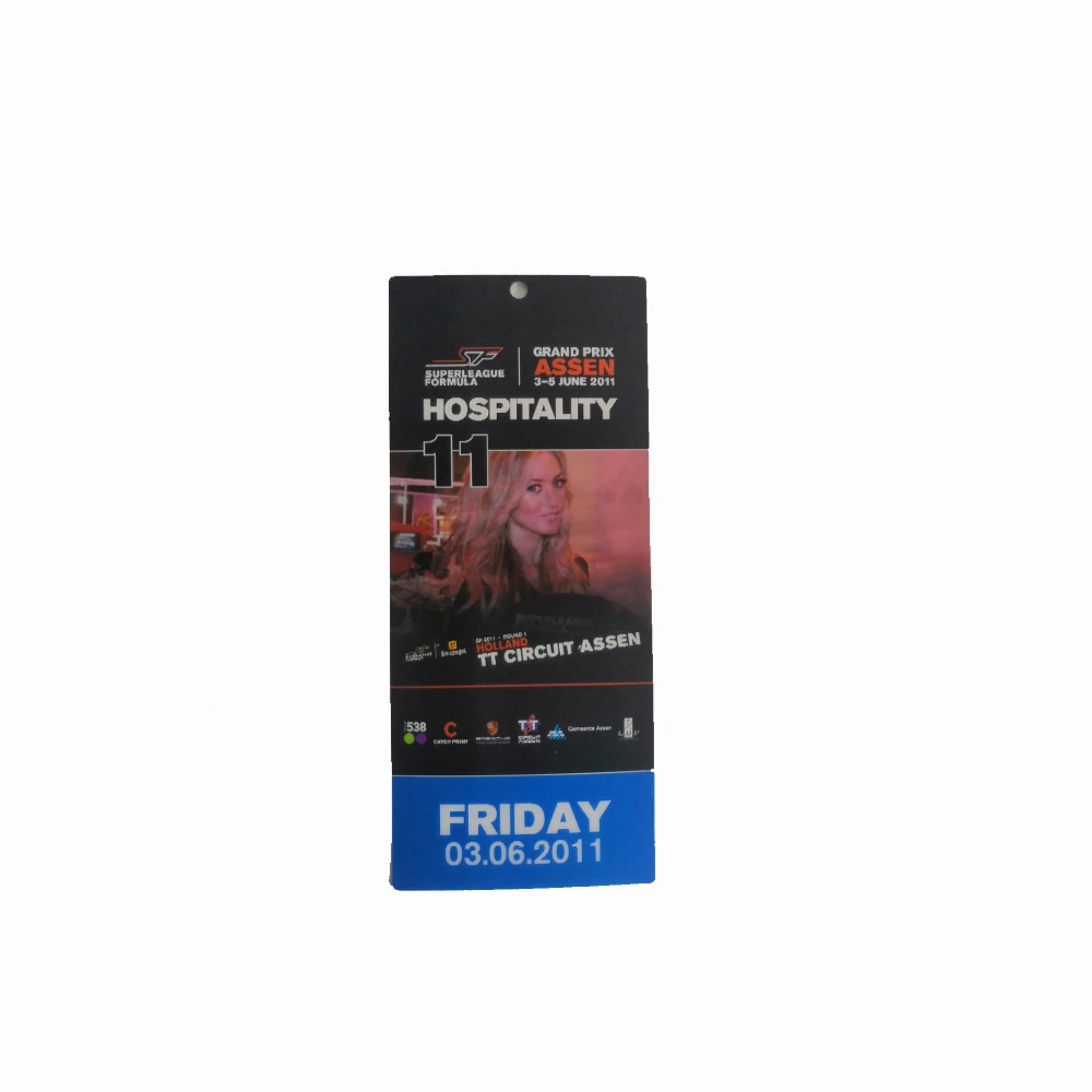 
New fashion oem accept 3D lenticular tickets book 