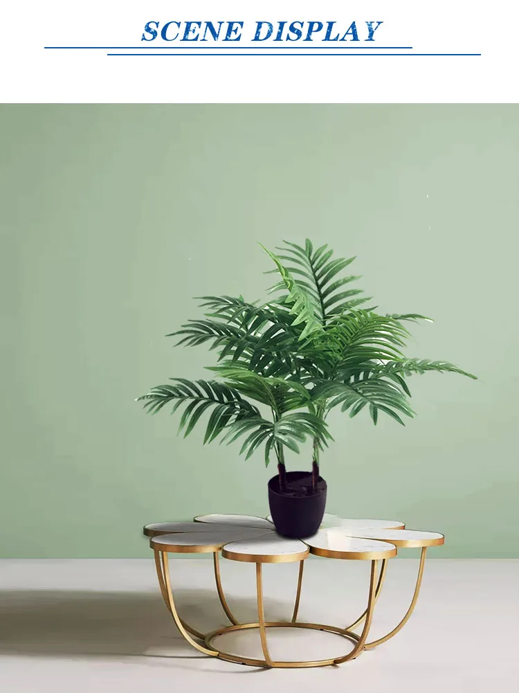 Wholesale Mini Plastic Bonsai Palm Tree Artificial Plants Small