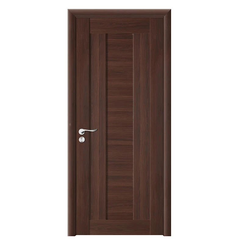 BOWDEU DOORS PVC wooden doors for houses interior new design pictures for home bedroom bathroom building material factory