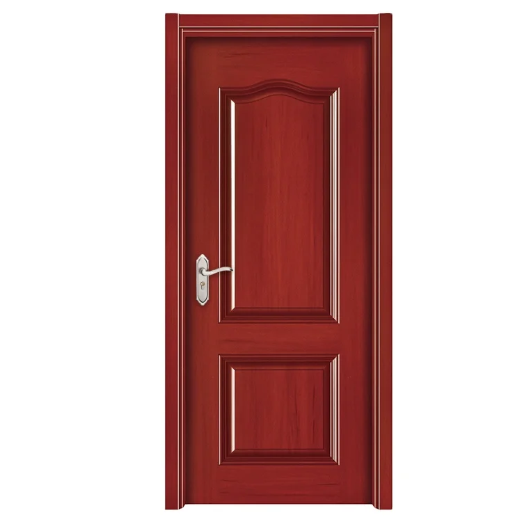 Painted door Red wood room door
