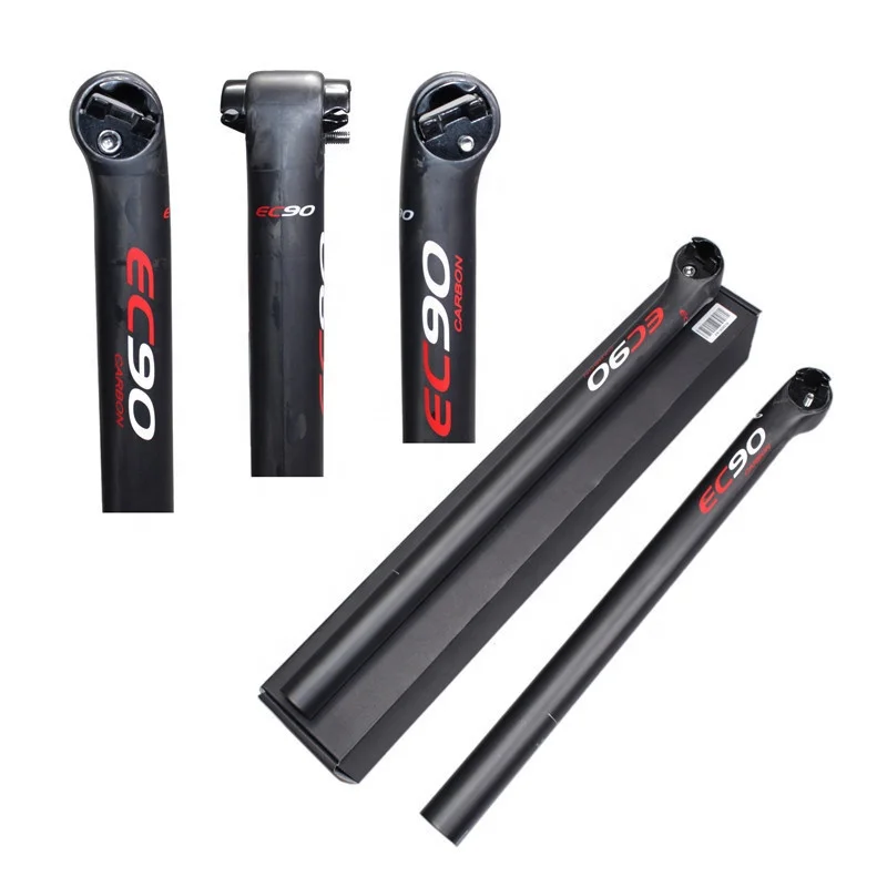 EC90 2021Carbon Fiber Road Bike Round head Seat Tube Mountain Bike 5 degrees 20 degrees suspension seatpost