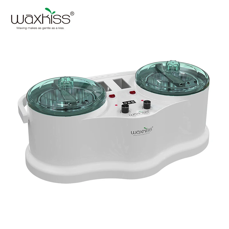 Double Pots Double Cartridge Wax Heater For All Type Wax Large Wax Warmer for Professional Beauty Salon Sugaring
