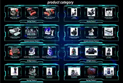 Amusement vr park 6 Seats VR Virtual Reality Simulator for vr Theme Park