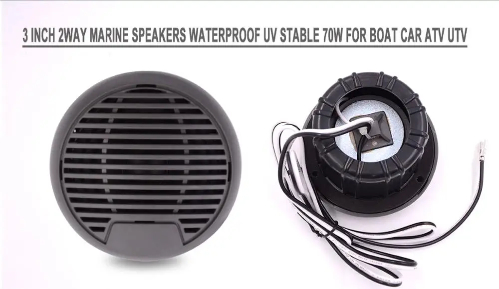  Водонепроницаемый морской радиоприемник Guzare Bluetooth аудио стерео приемник для лодки мотоцикла автомобиля mp3-плеер Морские Динамики