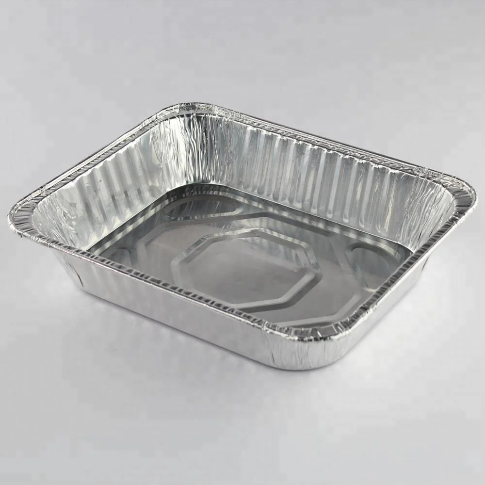 aluminum foil container box casserole for barbecue